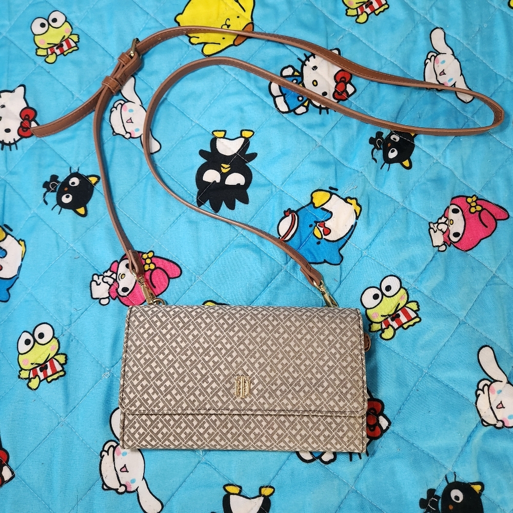 Tommy Hilfiger Tan Crossbody Bag